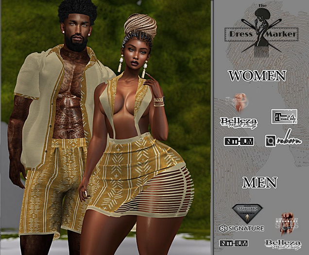 ~ DM ~ DIARABI TOP & SKIRT - DEMO