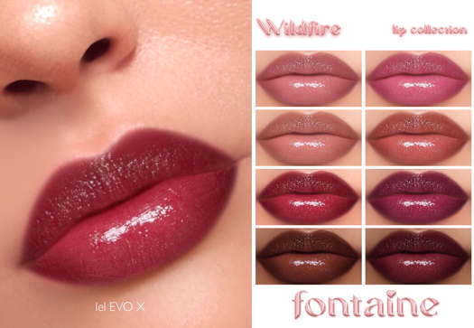 Fontaine Cosmetics - WIldfire Lips Collection
