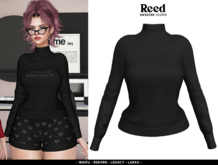 REED - VESPER SWEATER BLACK (wear me)