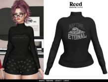 REED - VESPER SWEATER BLACK NAP (wear me)