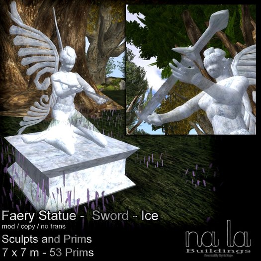nala Fairy Statue Sword Ice