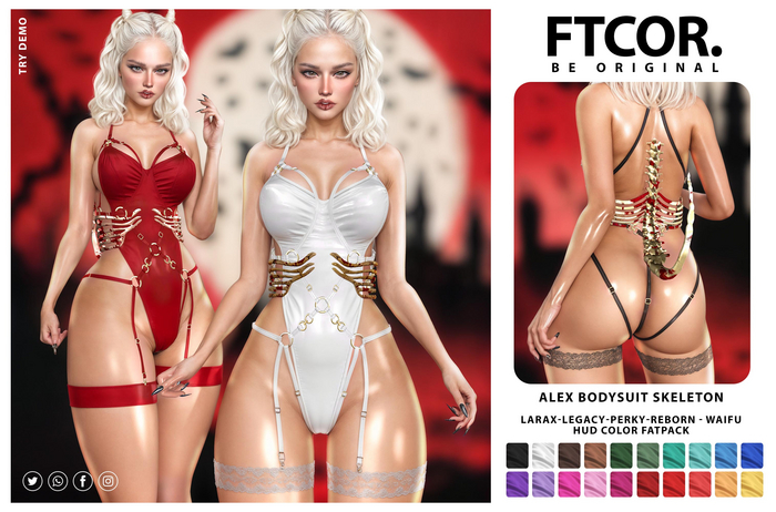 :::FTCOR:::ALEX_BODYSUIT_SKELETON::: FATPACK