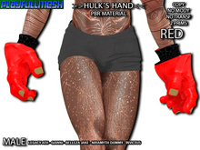 **Hulk's Hand MALE (RED)**PlayFullMesh