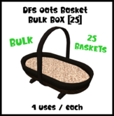 [25] DFS Oats Basket - ACTUAL ITEM
