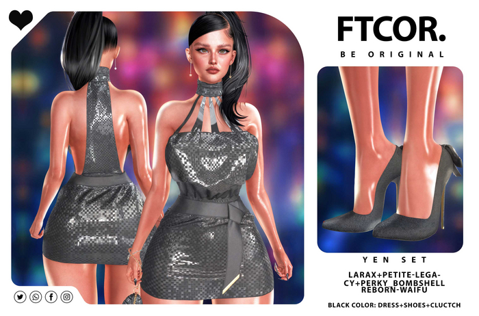 :::FTCOR:::YEN_SET_BLACK::: black