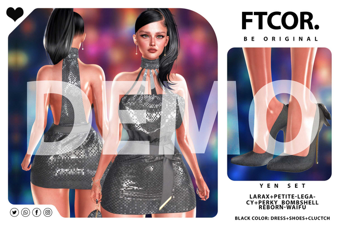 :::FTCOR:::YEN_SET_BLACK::: DEMO