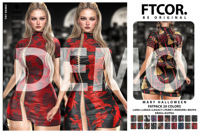 :::FTCOR:::MARY_HALLOWEEN_DRESS::: DEMO