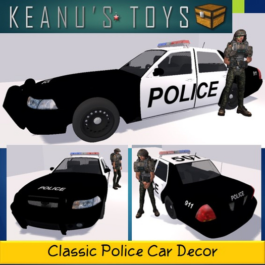 Police Car Décor 30 LI
