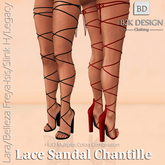 ..::B2K Design::..Lace Sandal Chantille  - Lara - Legacy - Belleza Freya/Isis - Slink Hourglass