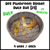 [25] DFS Mushroom Basket - ACTUAL ITEM