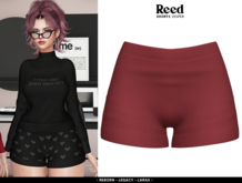 REED - VESPER SHORTS RED (wear me)