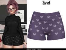 REED - VESPER SHORTS PURPLE HEART (wear me)