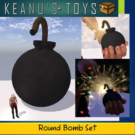 Round Bomb Fun Toy Thrower