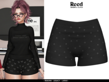 REED - VESPER SHORTS BLACK CROSS (wear me)