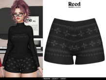 REED - VESPER SHORTS BLACK XMAS (wear me)