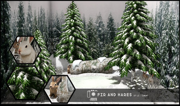 Joplino Backdrop Fir and Hares