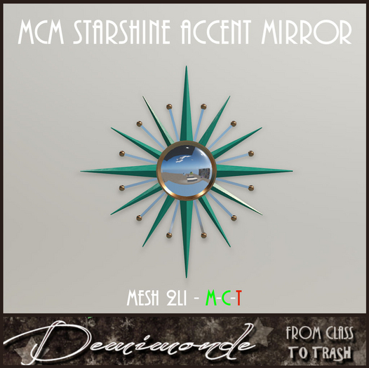 [CYN] MCM Starshine Accent Mirror