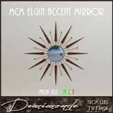 [CYN] MCM Elgin Sunburst Accent Mirror