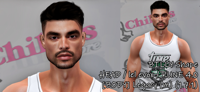 BILLY Shape - HEAD / lel evox / RUNE 4.0