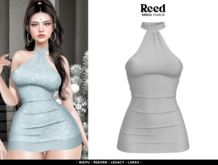 REED - STARLIE DRESS WHITE