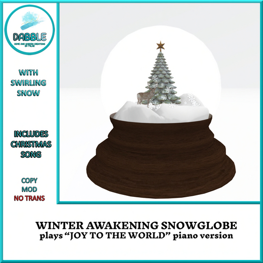 DB WINTER AWAKENING SNOWGLOBE  add me