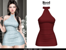 REED - STARLIE DRESS RED