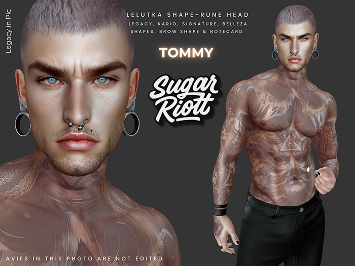 *Sugar Riott* Tommy Shape - Lelutka Rune