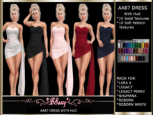 *BSASSY* AA87 DRESS WITH TEXTURE HUD