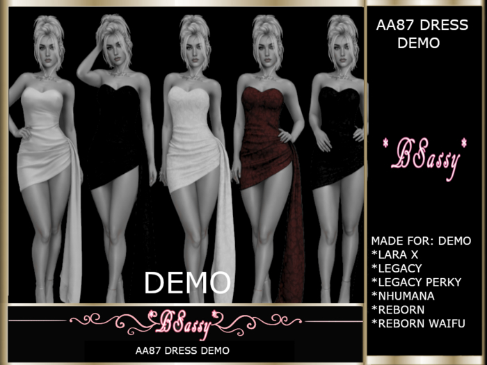 *BSASSY* AA87 DRESS DEMO