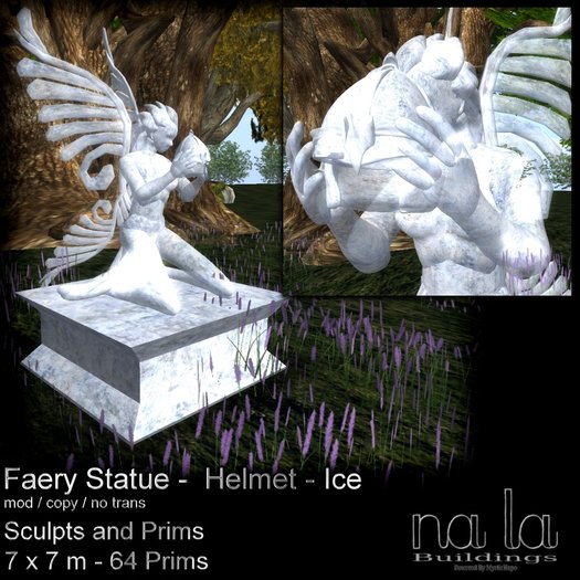 nala Fairy Statue Helmet Ice