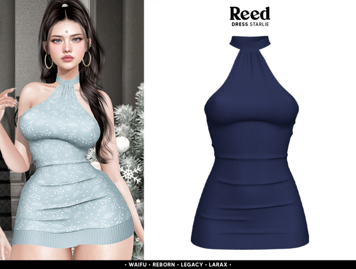 REED - STARLIE DRESS BLUE