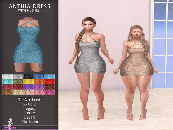Anthia Dress With Hud B2