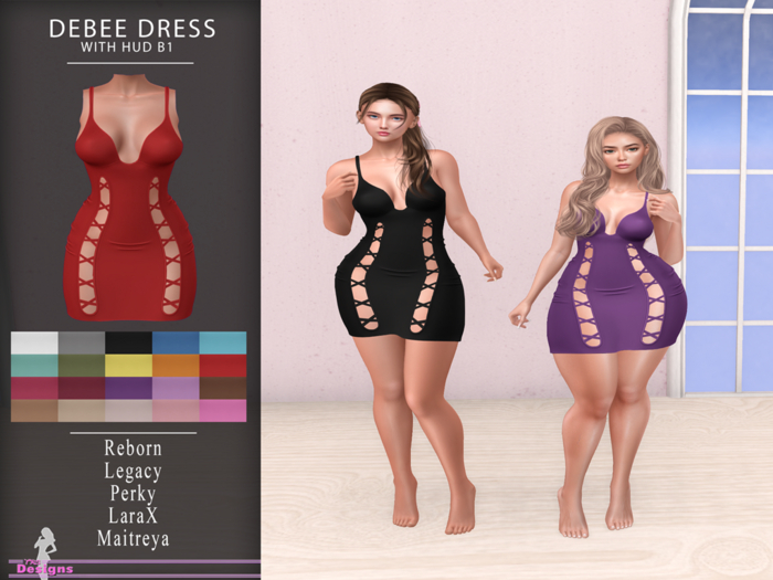 Debee Dress With Hud B1