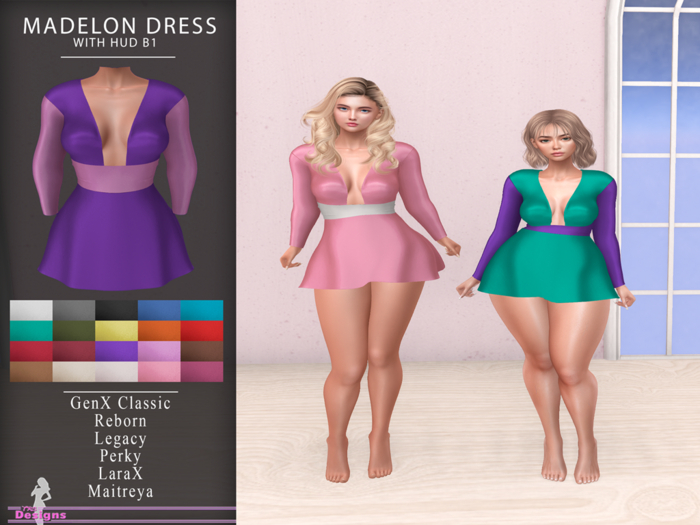Madelon Dress With Hud B1