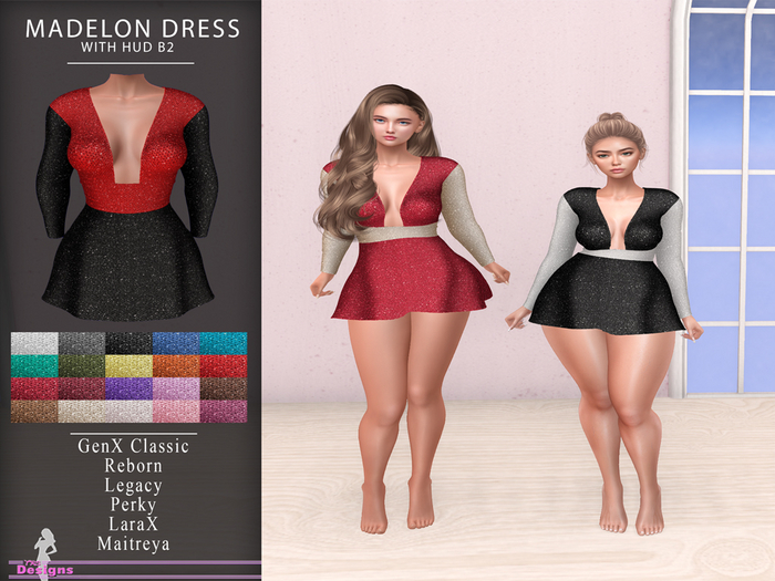 Madelon Dress With Hud B2