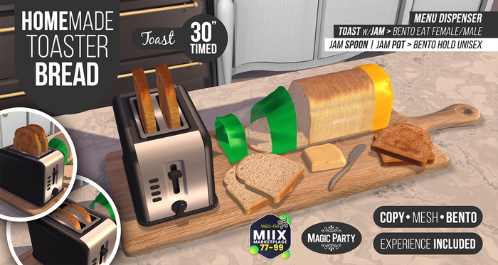 HomeMade Toaster Bread MegaBoard [BENTO] MIIX MARKETPLACE