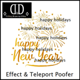 :::D&D::: Happy New Year Effect&TeleportPoofer -Dollarbie-