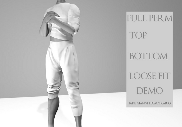 Loose Fit Top&Bottom DEMO