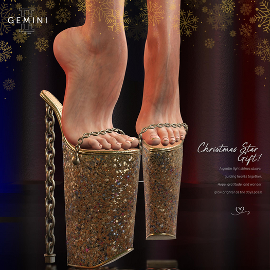 Gemini -Riana Heels- CHRISTMAS STAR -PBR-