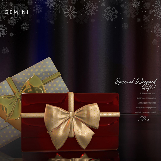 Gemini -Gia Clutch Bag- SPECIAL WRAPPED -PBR-
