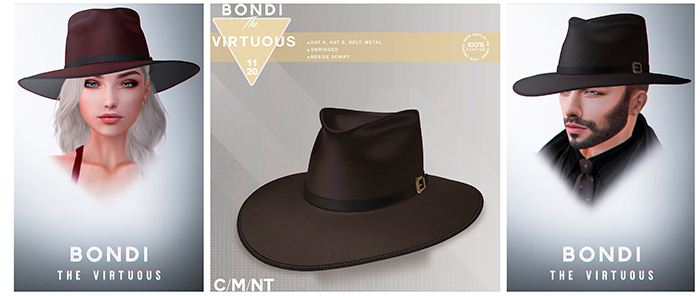 BONDI . The Virtuous Hat . Fatpack