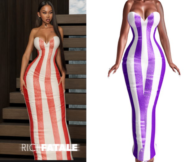 $RICH FATALE - LUNA BODYCON - ROYAL