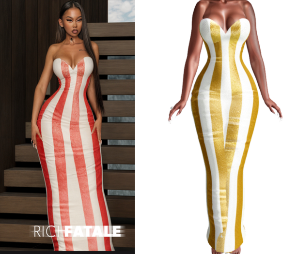 $RICH FATALE - LUNA BODYCON - MUSTARD