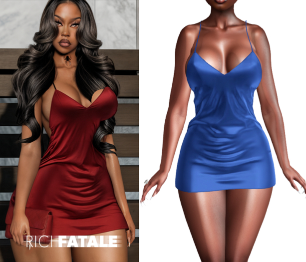 $RICH FATALE - JHENE SLIP DRESS - SLAUSON