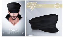 BONDI . The Idol Leather Cap . Fatpack