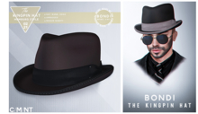 BONDI . The Kingpin Hat . Fatpack