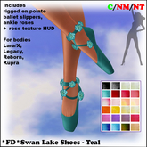 *FD* Swan Lake Shoes [Boxed] Teal
