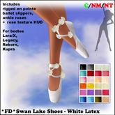 *FD* Swan Lake Shoes [Boxed] White Latex