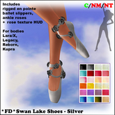 *FD* Swan Lake Shoes [Boxed] Silver