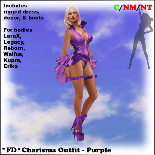 *FD* Charisma Outfit [Boxed] Purple